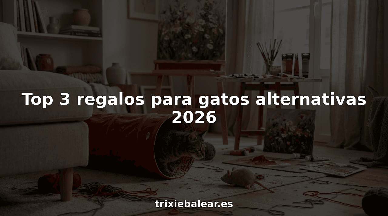 Top 3 regalos para gatos alternativas 2026