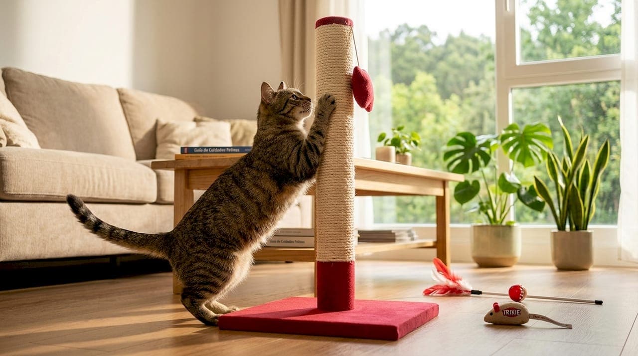 Por qué los gatos necesitan rascadores: guía completa